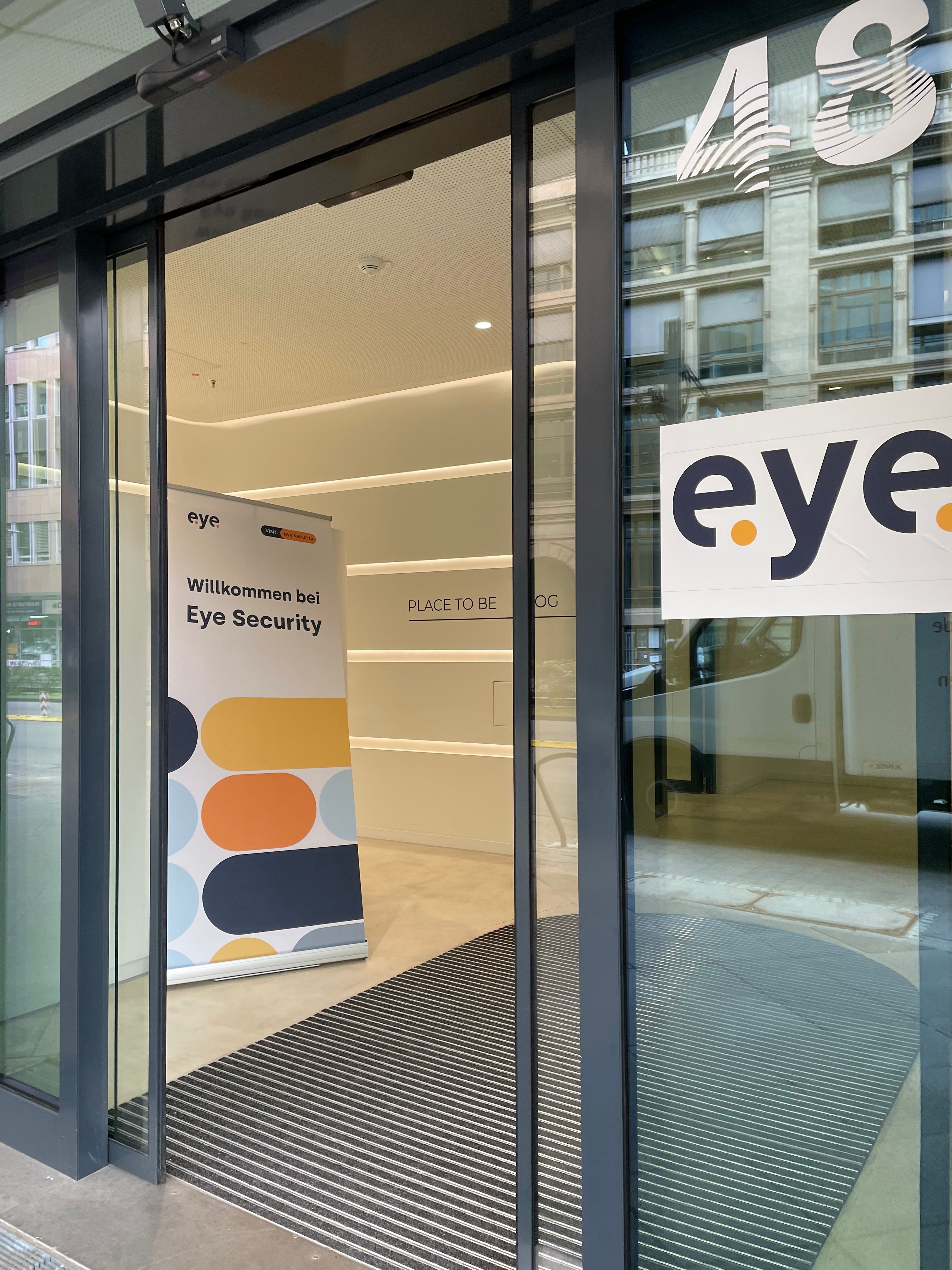 Partner Conference - Entrance with Eye Logo