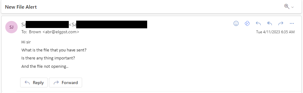10th email Microsoft Attack Simulator Eye Security.png