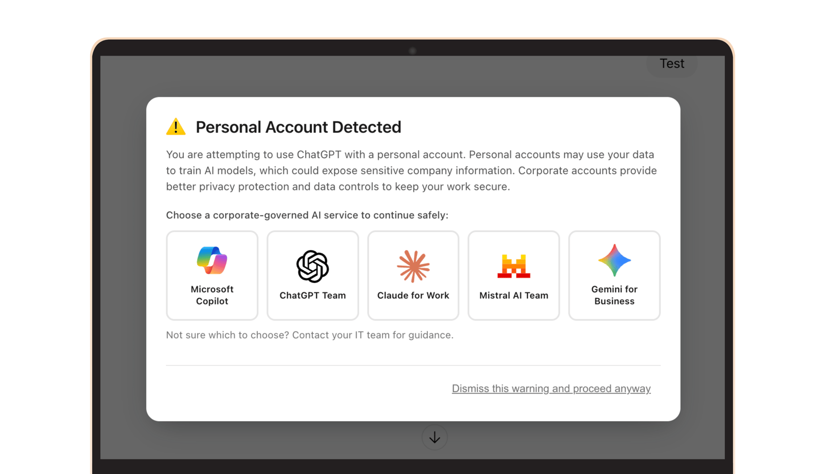 AI Leak Block for Chrome