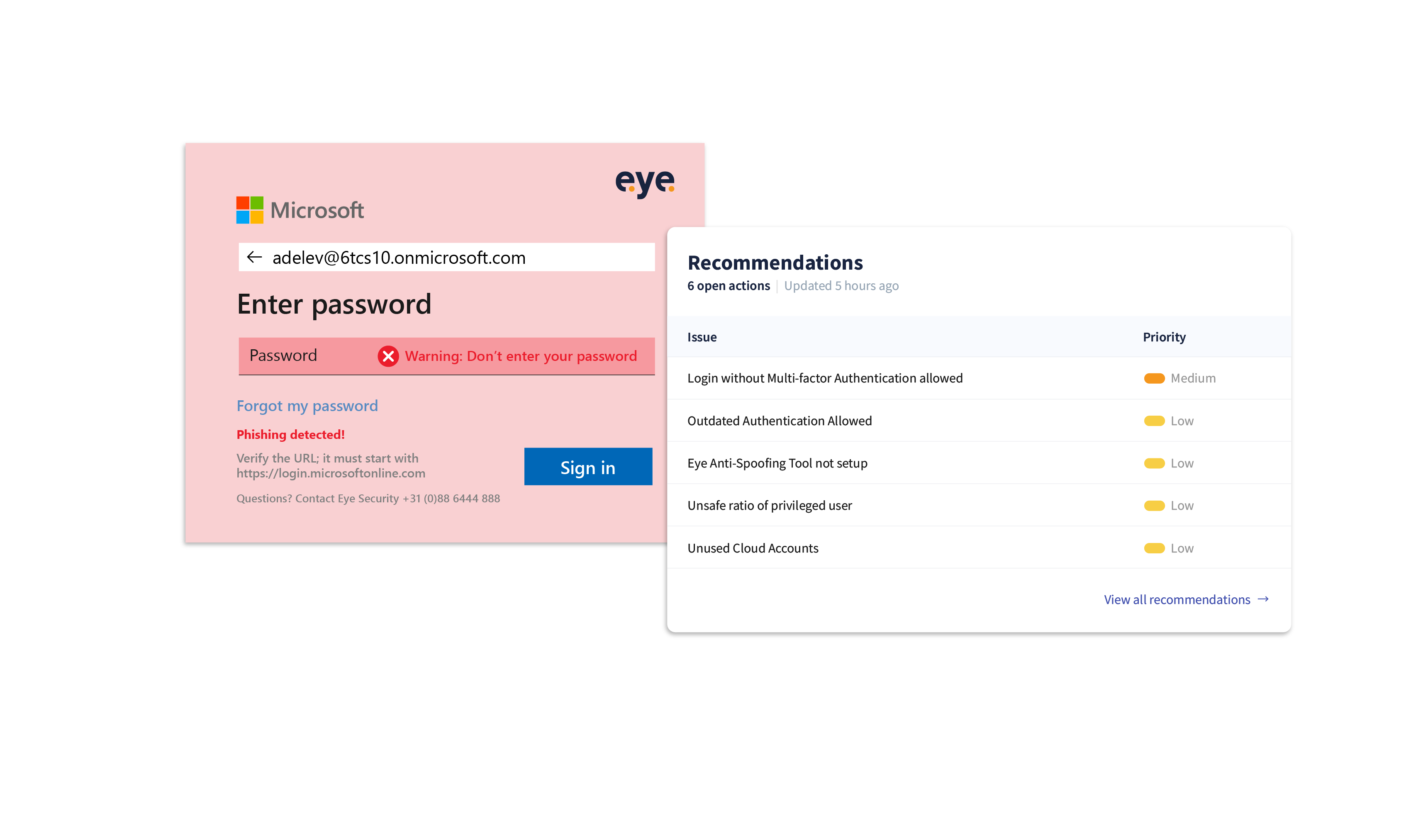 Eye Security Login Spoofing EAST tool