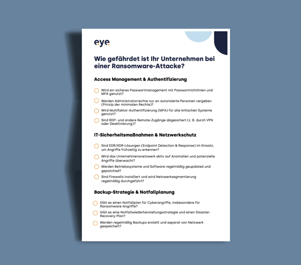 Ransomware Checkliste