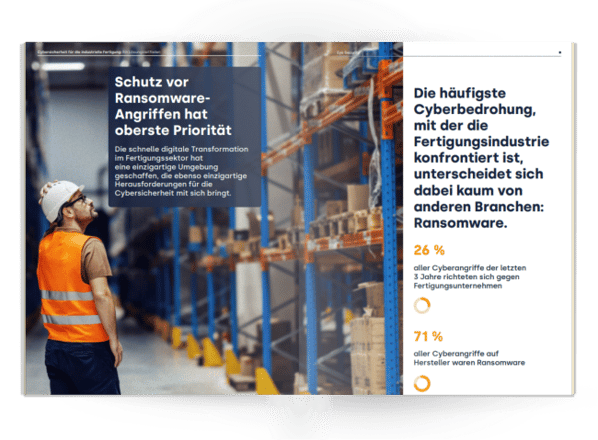 Cybersicherheitsleitfaden für Industrieunternehmen - Mockup