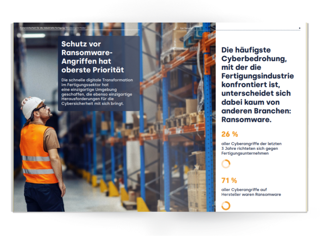 Cybersicherheitsleitfaden für Industrieunternehmen - Mockup