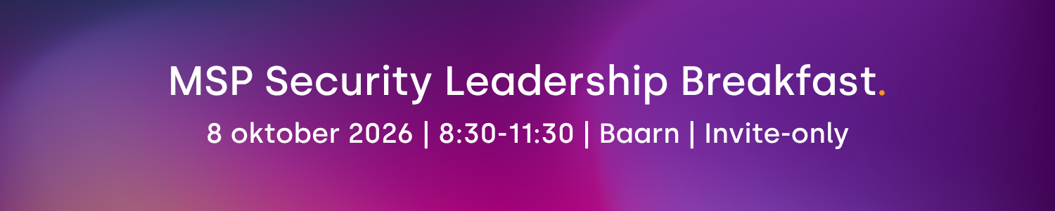 MSP Security Leadership Breakfast MSP Security Leadership Breakfast