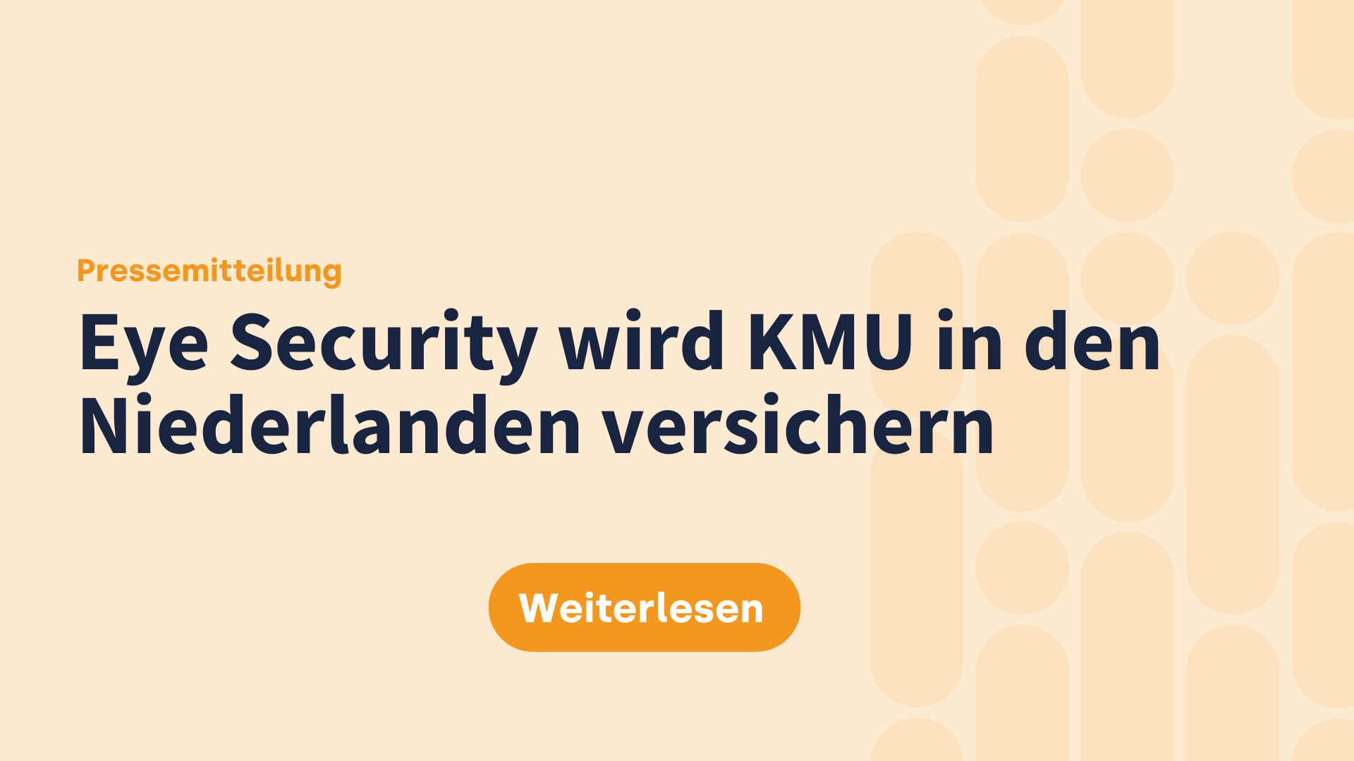 Eye Security bietet eine Versicherungslösung für KMU an